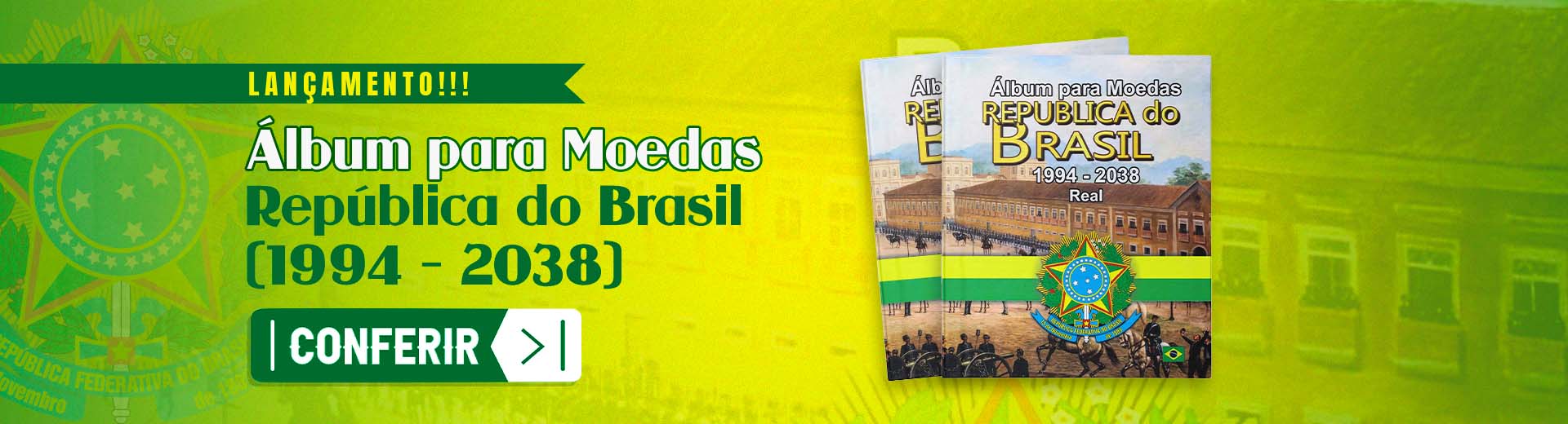 LANÇAMENTO: Álbum para Moedas República do Brasil 1994 